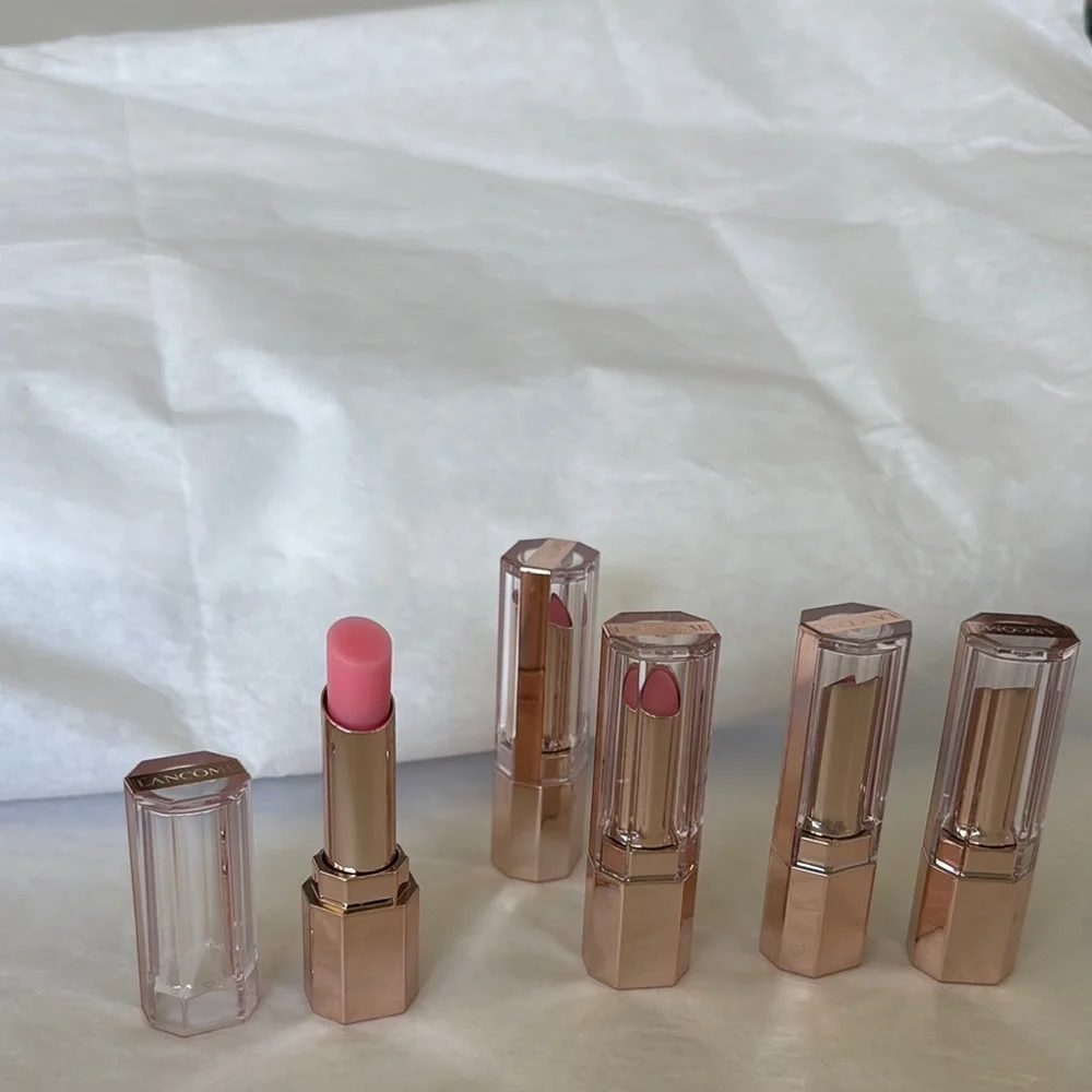 Lancome Pink Lip Balm Gloss( total 5 )